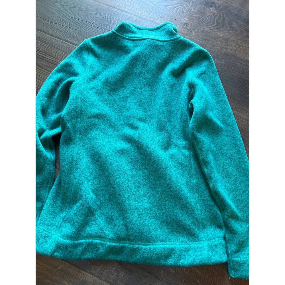 The North Face Crescent Full Zip Fleece Jacket Teal Heather‎ Womens Medium - Picture 3 of 3